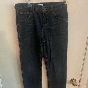 Dark wash Wrangler jeans